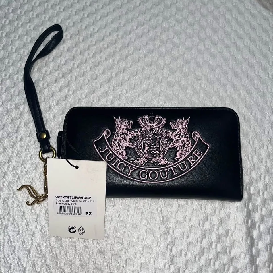 Juicy Couture Scottie Dogs Leather Wallet Wristlet image indicator(2)