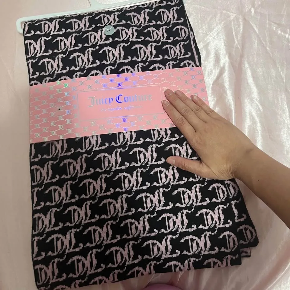 Juicy Couture Monogram Scarf and Beanie Set - new with tags image indicator(4)