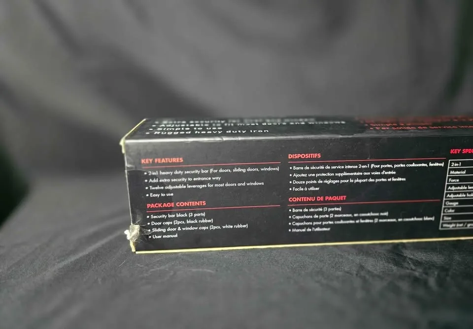 Security Bar for windows & doors image indicator(3)