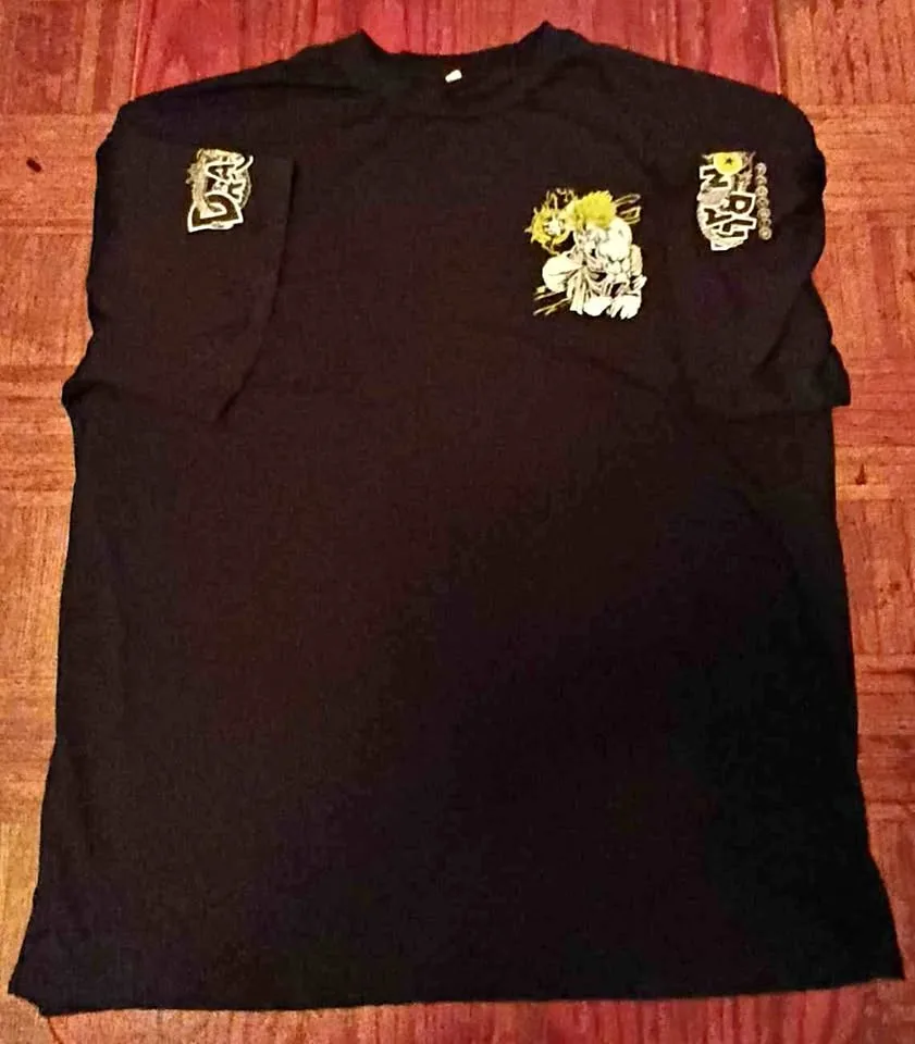 2 DRAGÓN BALL T-SHIRTS XL OVERSIZED STYLE GOKU AND BROLY thumbnail