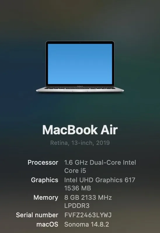 MacBook Air NEW BATTERY! image indicator(3)