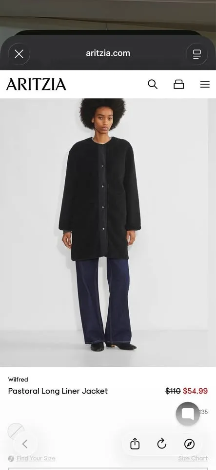 Wilfred Aritzia Sherpa Jacket