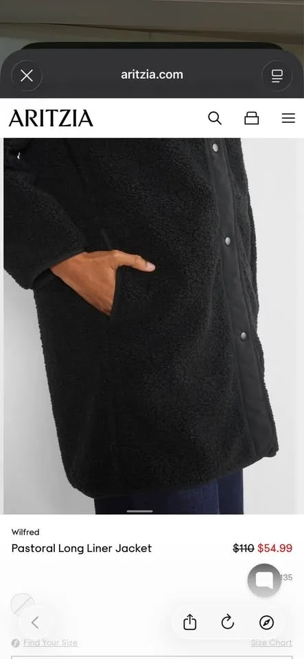 Wilfred Aritzia Sherpa Jacket image indicator(2)