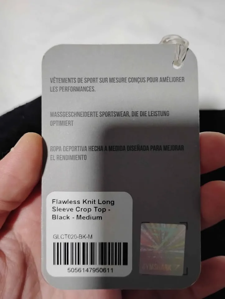 Gymshark Long Sleeve Crop Top image indicator(4)