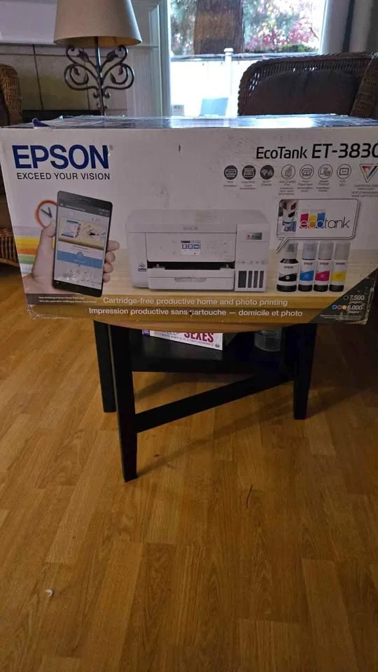 Ecotank ET 3830 cartridge free productive home and photo printer