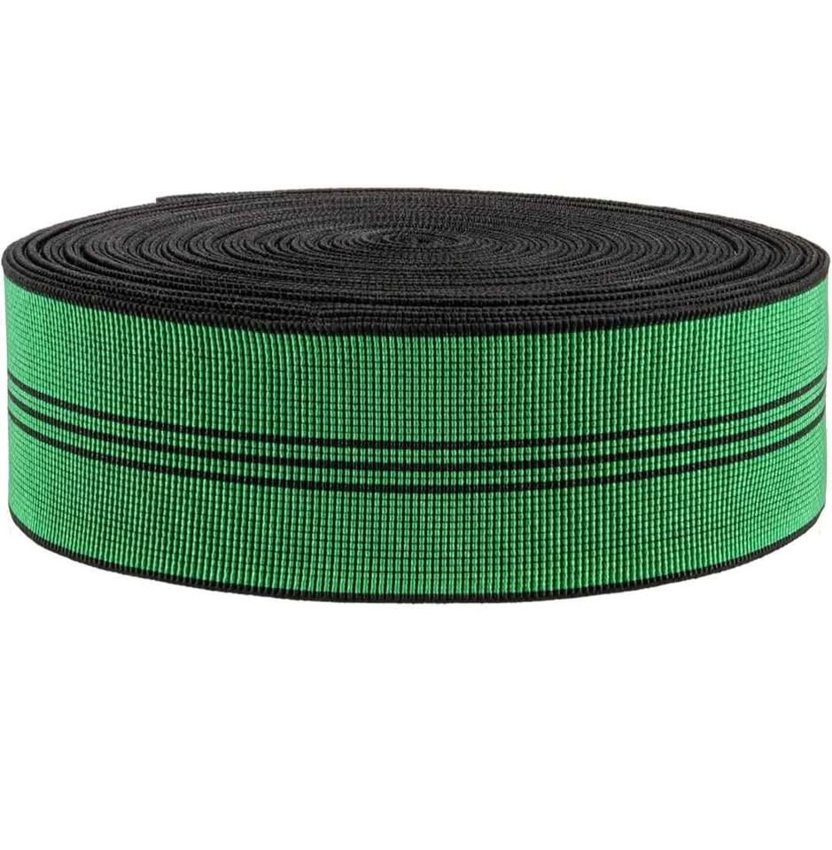2.7" x 65.6' Sofa Elastic Webbing, Black Elastic Webbing Band, D - photo 4