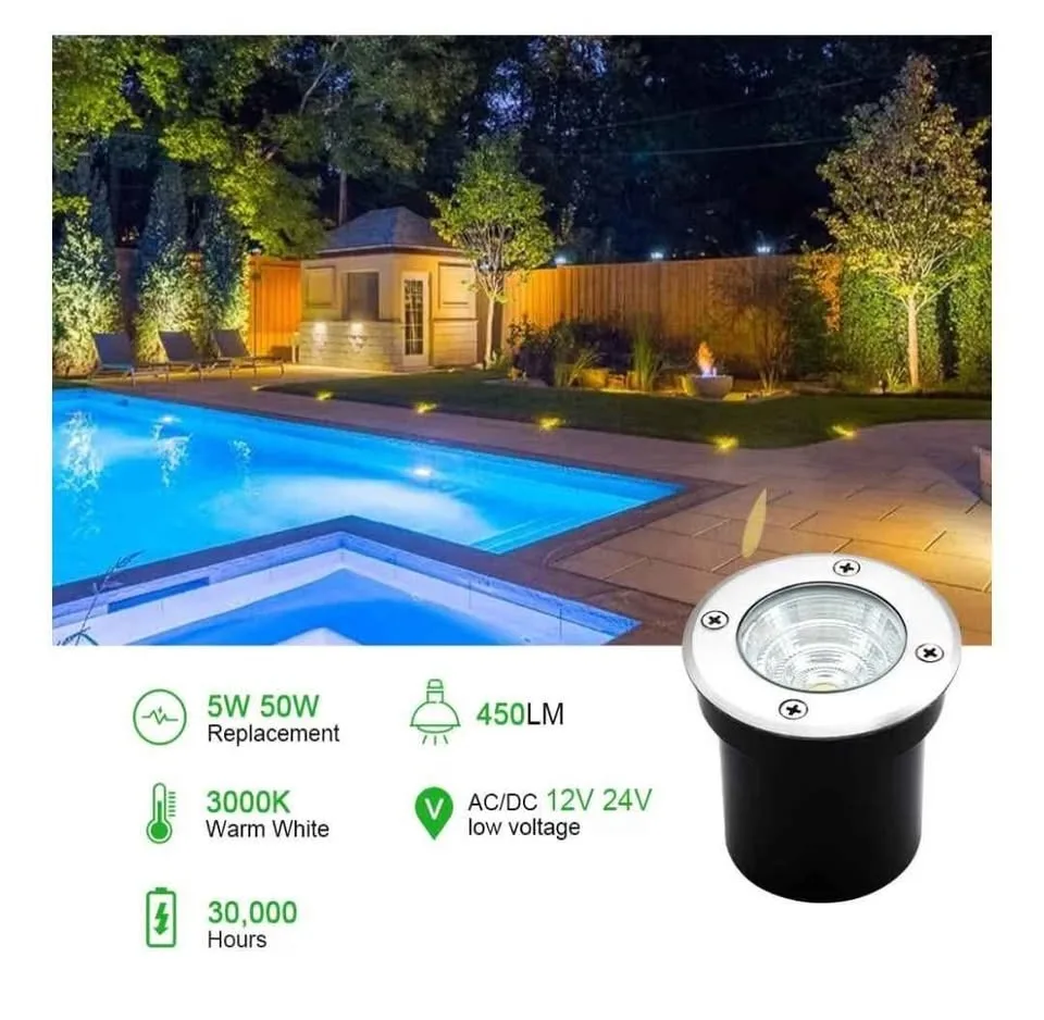 Well Lights Low Volt Landscape Light, 5W 12V-24V, 12 image indicator(2)