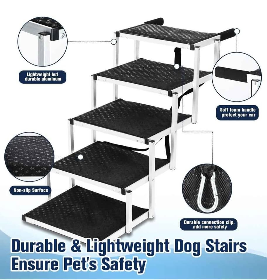 Portable Lightweight Folding Pet Stairs - photo 3
