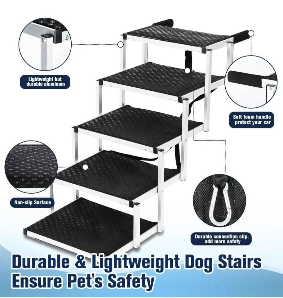 Portable Lightweight Folding Pet Stairs image indicator(3)