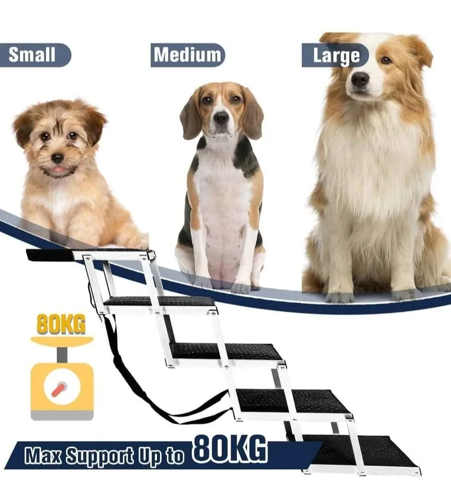 Portable Lightweight Folding Pet Stairs image indicator(5)