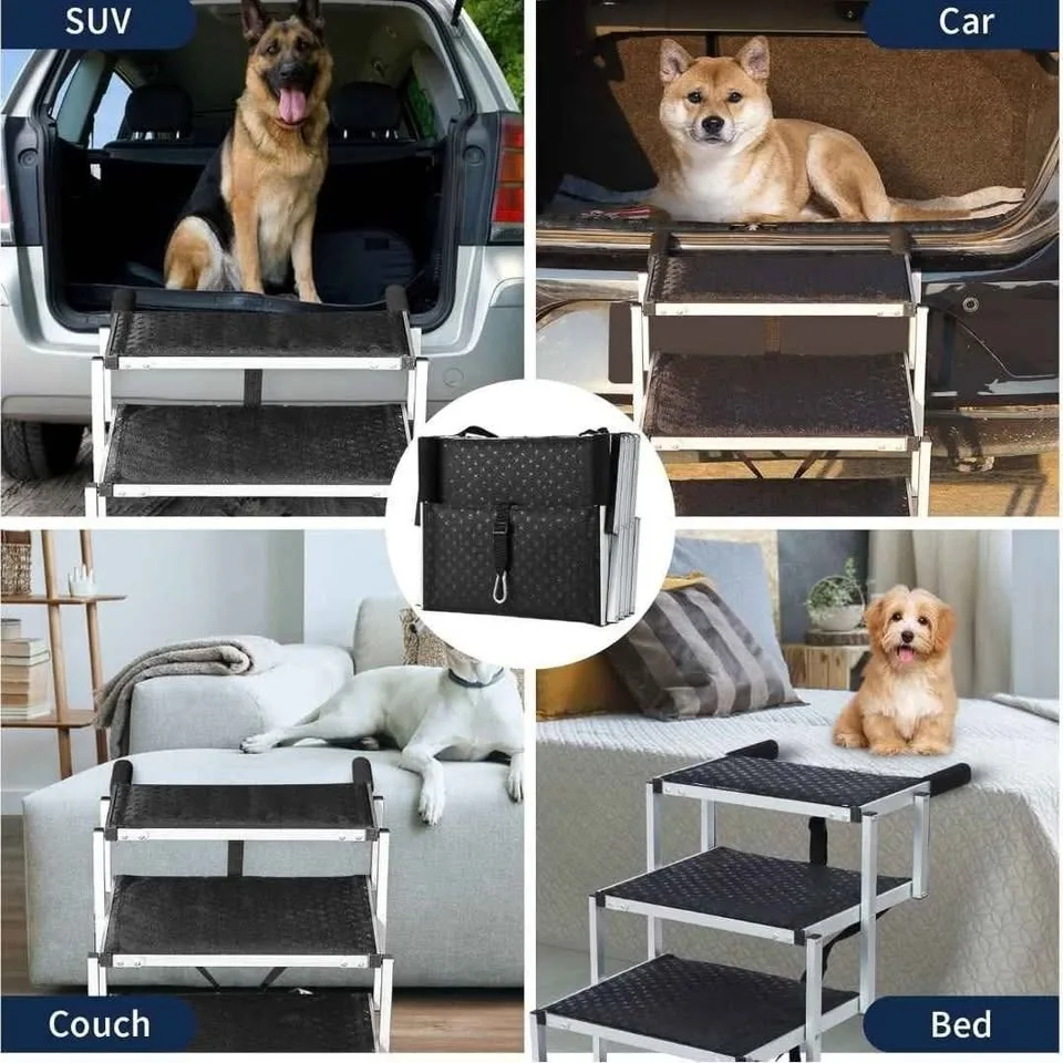 Portable Lightweight Folding Pet Stairs image indicator(7)