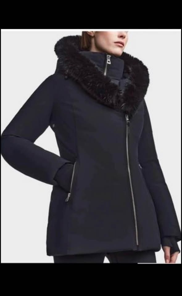 Rudsak down navy blue winter jacket size S - photo 2