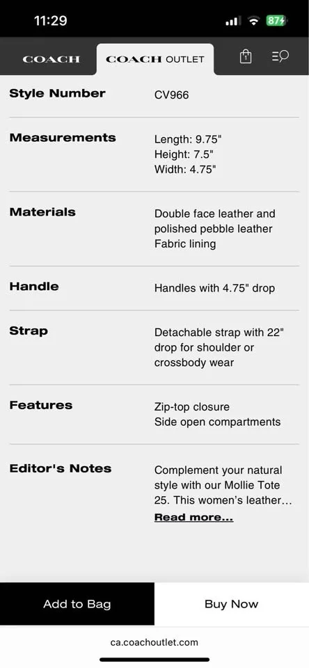 Coach handbag ( it’s available) image indicator(5)