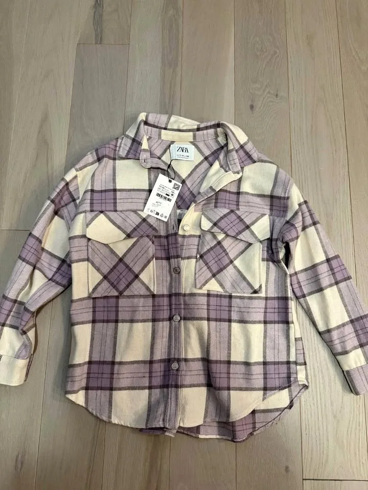 ZARA Kids Plaid Flannel -Size 11-12yrs thumbnail