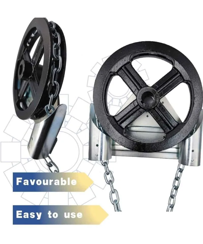 LAJIAOZ Garage Door Chain Hoist 1:1 Reduced Drive image indicator(4)