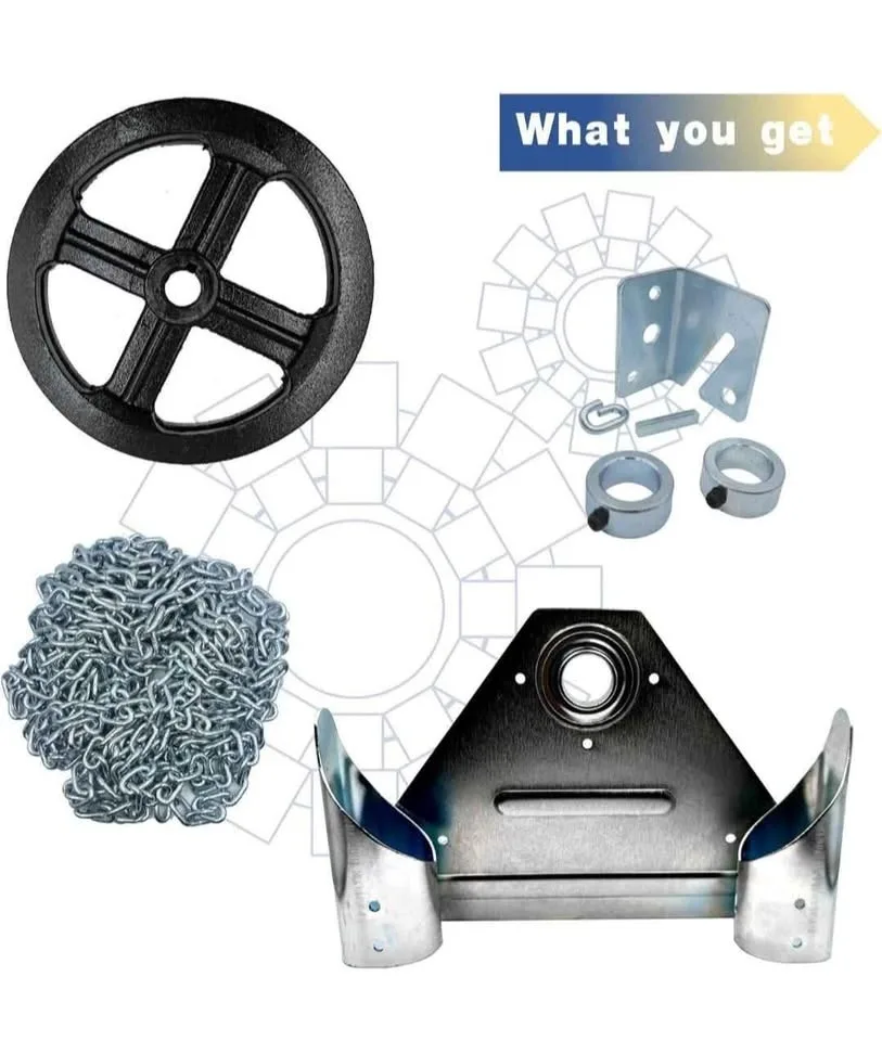 LAJIAOZ Garage Door Chain Hoist 1:1 Reduced Drive image indicator(5)