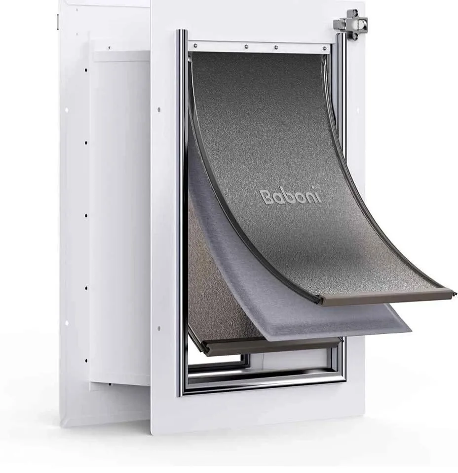 Baboni 3-Flaps Pet Door for Wall - Medium
