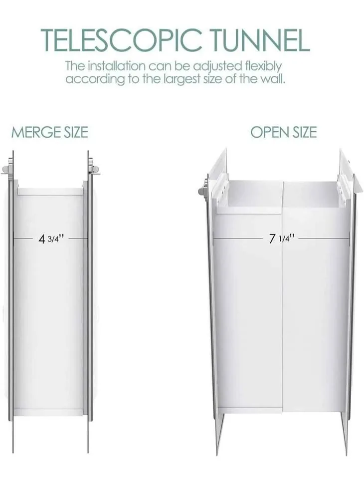 Baboni 3-Flaps Pet Door for Wall - Medium image indicator(6)