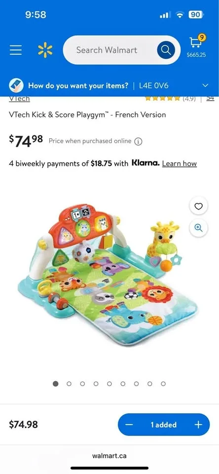 VTech Kick & Score Playgym™ - French Version