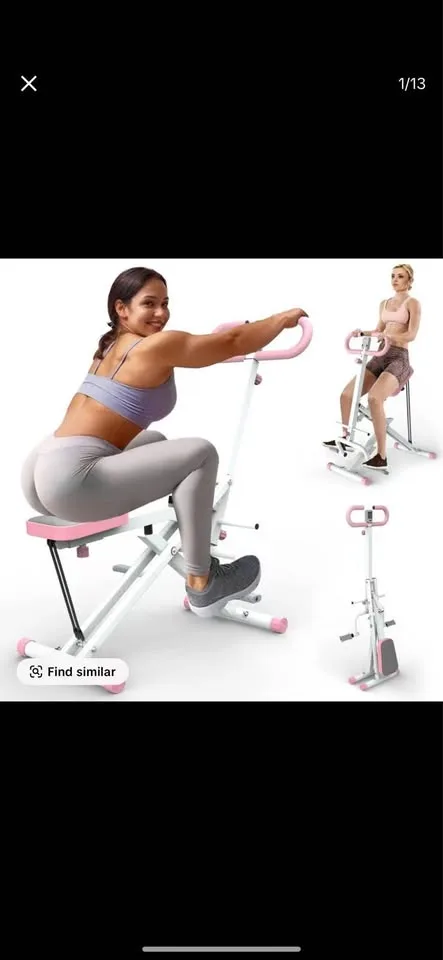 Squat Machine For Home Fitness, 260lbs Foldable image indicator(3)