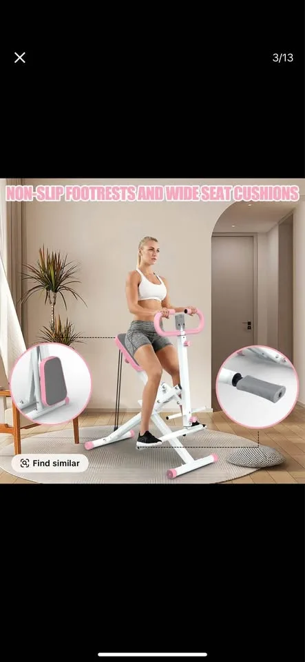 Squat Machine For Home Fitness, 260lbs Foldable image indicator(4)