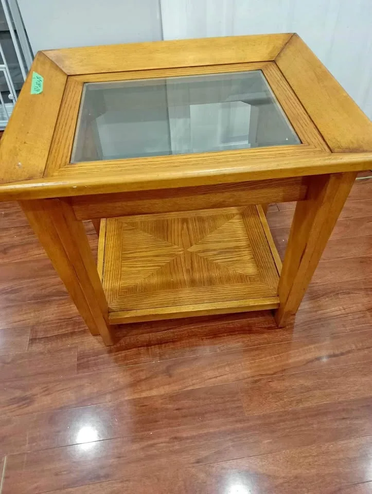 Wooden coffee table