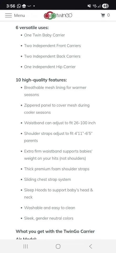 Twingo Air Carrier image indicator(2)