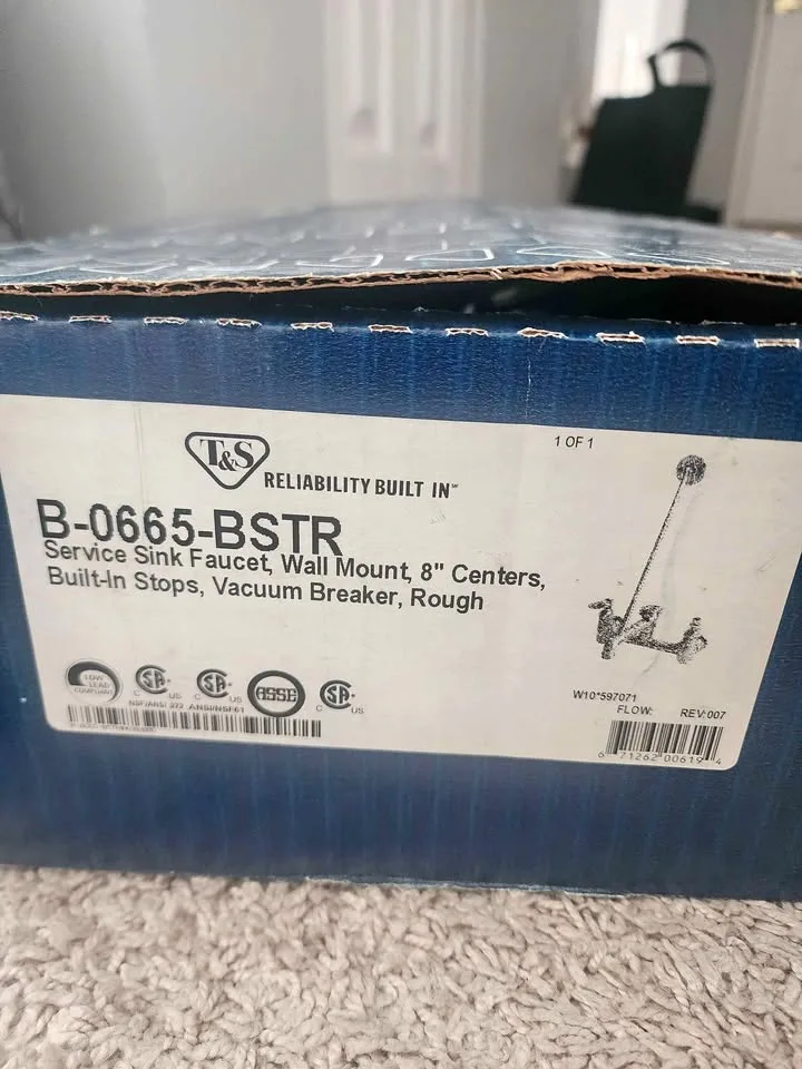 T&S Brass B-0665-BSTR Service Sink Faucet