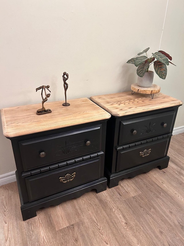 Nightstand Solid Wood (Large Size)