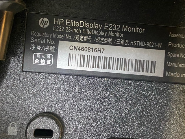 HP 23" Monitor with Adjustable Stand — Used, Excellent - photo 3
