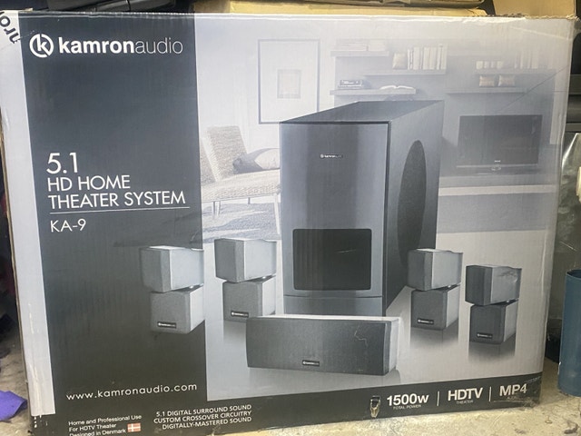 KamronAudio 5.1 HD Home Theater System KA-9 – CAD 100