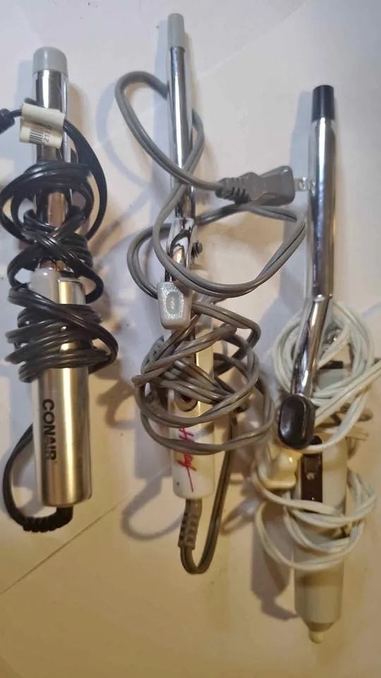 3 older curling irons