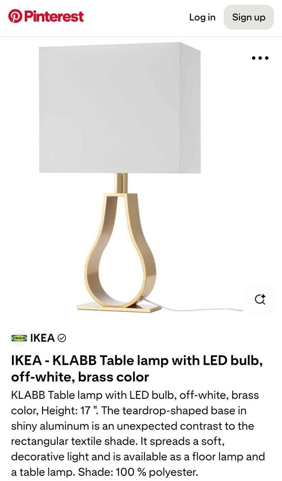 Ikea Klabb table lamps - 2 with free bulbs - photo 5