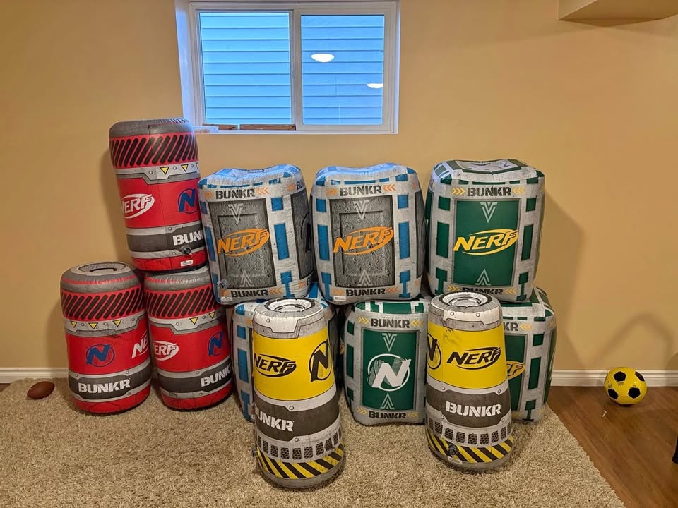 Nerf blow up bunker. FOR RENTAL