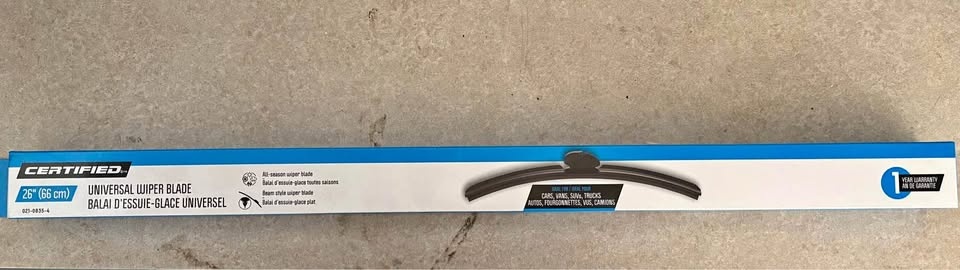 26” 66cm universal Wiper blade