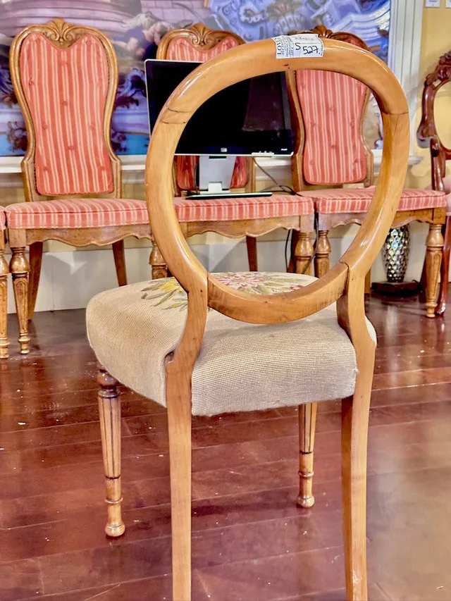 Vintage wooden chair image indicator(7)