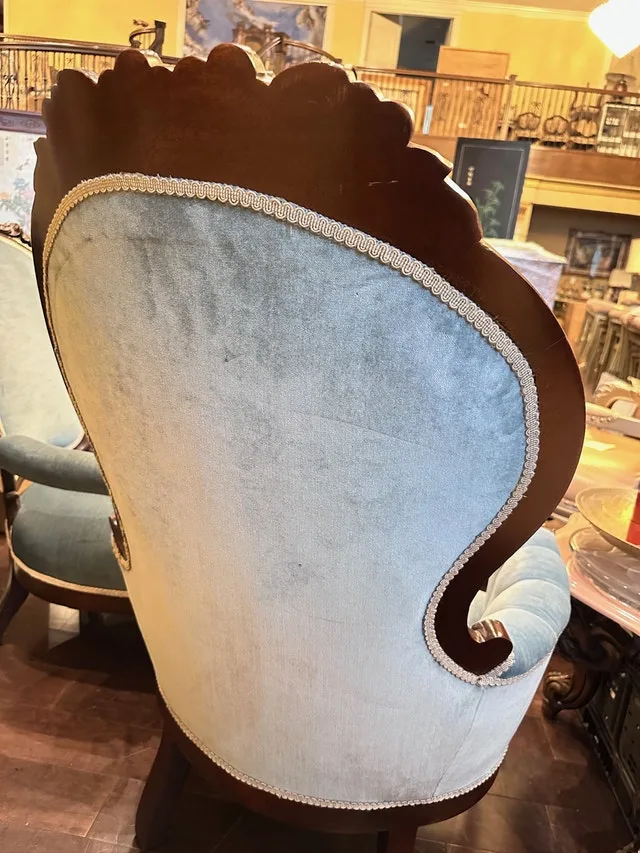 Vintage French Rococo Revival Accent Chairs (Pairs) image indicator(3)