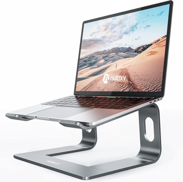Nulaxy Ergonomic Aluminum Laptop Stand – Brand New/Unopened Box