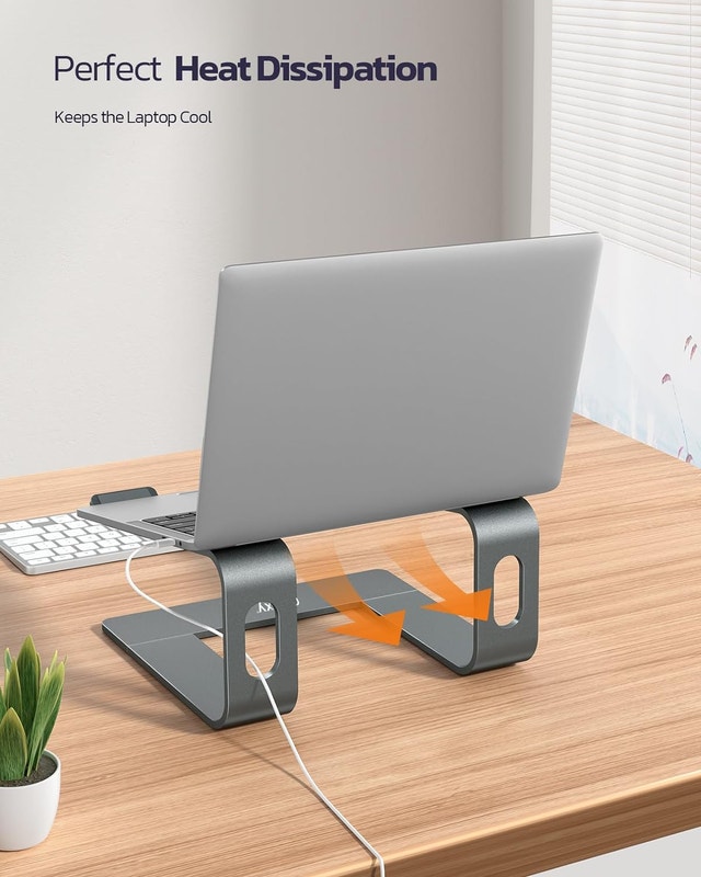 Nulaxy Ergonomic Aluminum Laptop Stand – Brand New/Unopened Box - photo 4