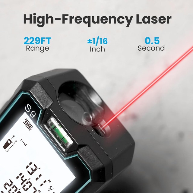 ACEGMET Laser Measure, 229ft/70m Laser Measurement Tool - photo 2