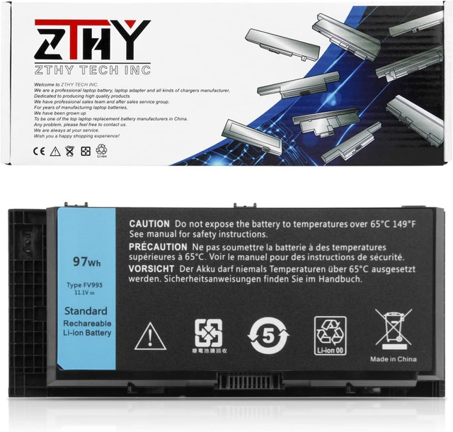 FV993 Laptop Replacement Battery for Dell Precision M Series