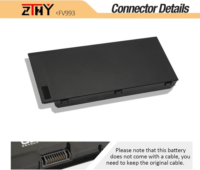 FV993 Laptop Replacement Battery for Dell Precision M Series - photo 4