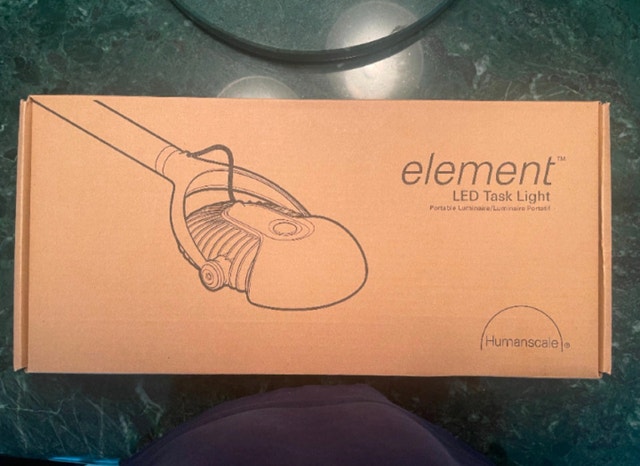 Humanscale Element Classic LED Task Light w/Desktop Base - BNIB - photo 2