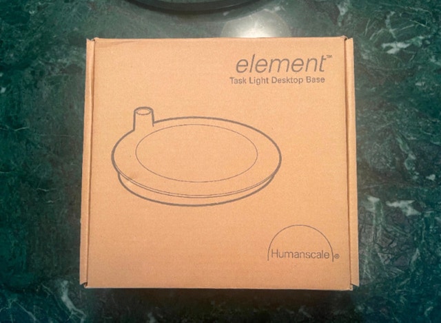 Humanscale Element Classic LED Task Light w/Desktop Base - BNIB - photo 3
