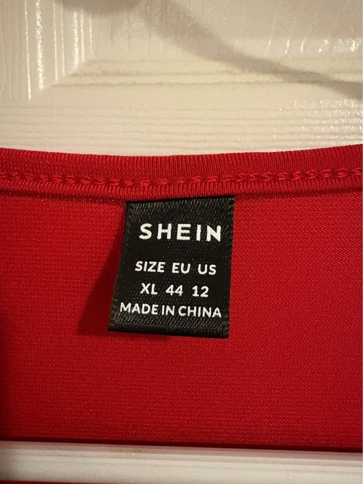 Pretty red bodysuit SHEIN XL (size 12) $10 - photo 3