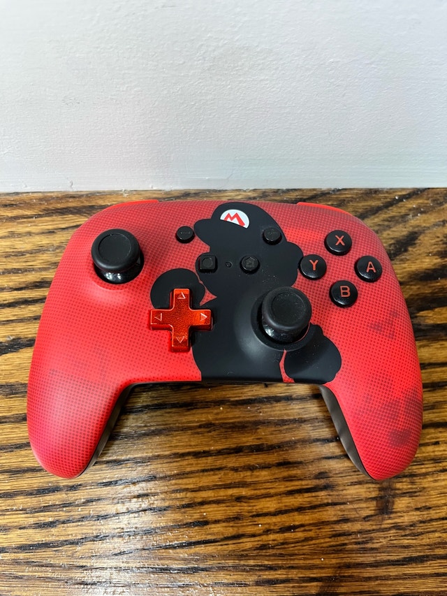Mario Controller for Nintendo switch with back buttons