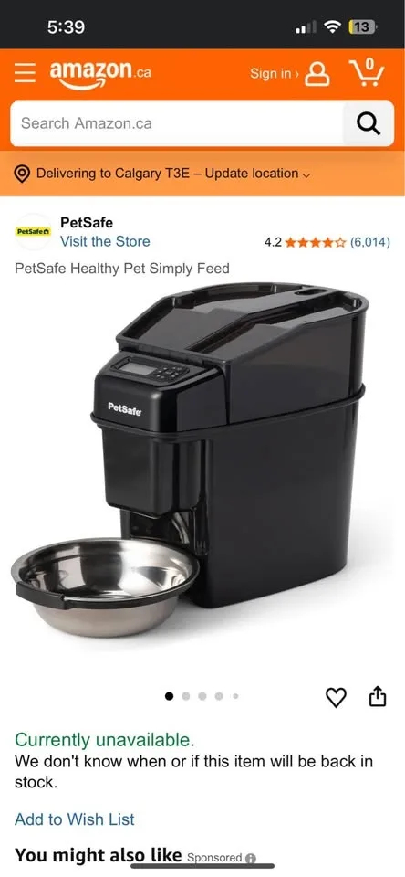 Automatic Pet Feeder (Petsafe Healthy Pet Simply Feed) image indicator(7)