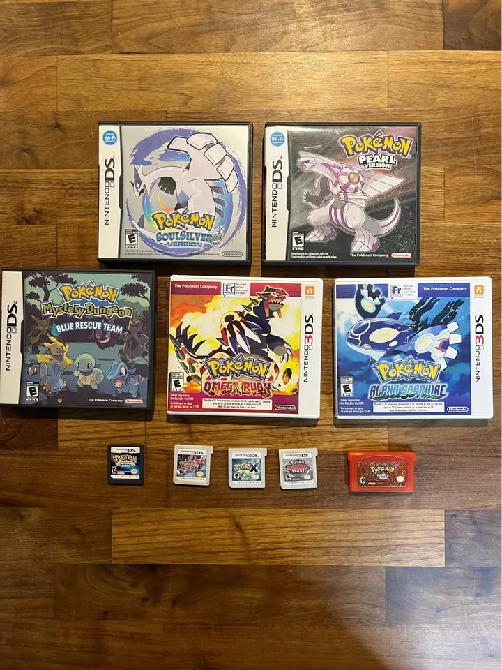 Authentic Pokemon Games (Price in Description)