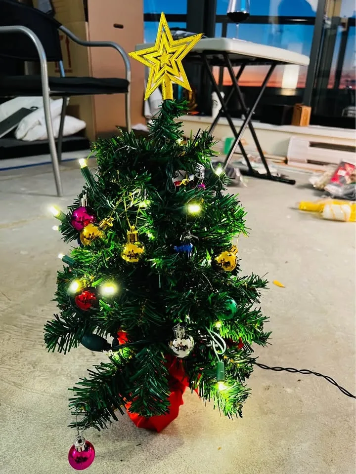 Mini Christmas Tree with lights and balls image indicator(3)