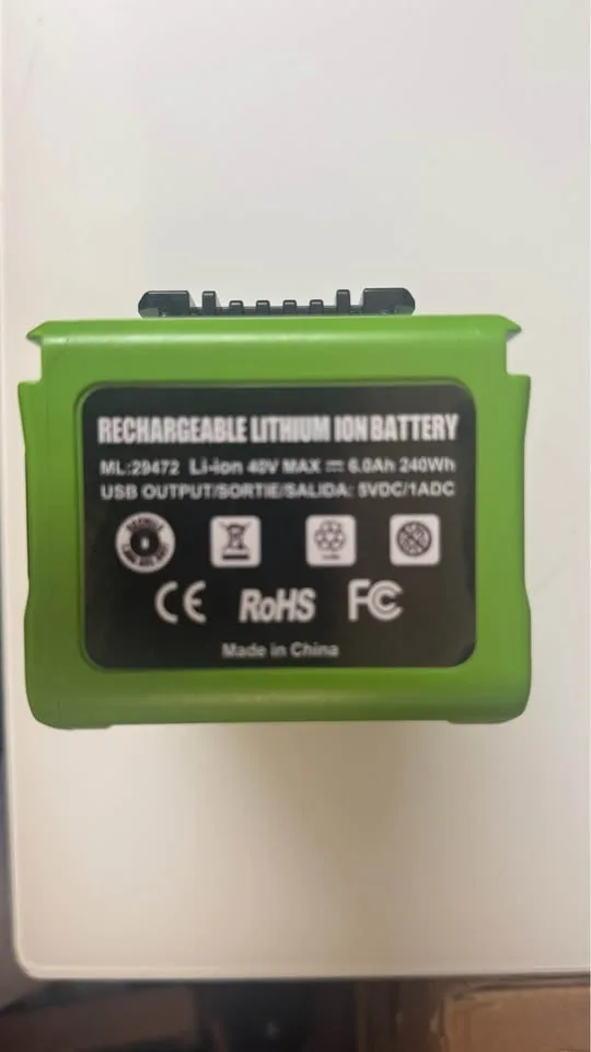 Battery- 40V Lithium Ion image indicator(6)